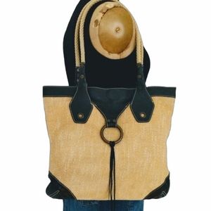 Nordstrom Jute Tote Bag with Rope Handles